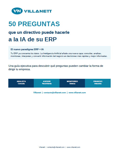 50 preguntas que un directivo puede hacerle a la IA de su ERP