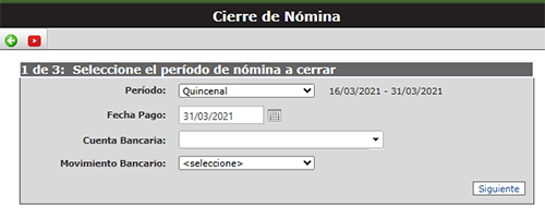 Cierre de Nómina en la Nube