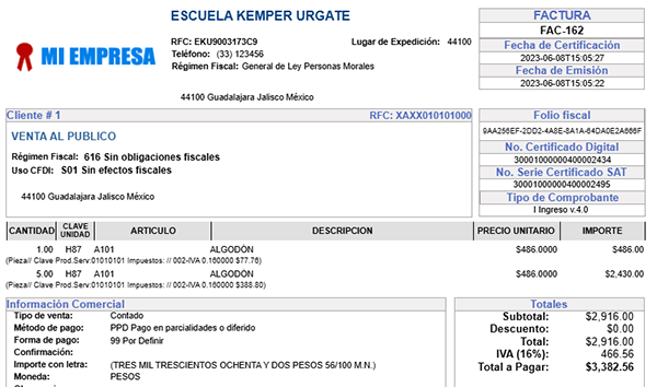 Cotiza a tus clientes y factura