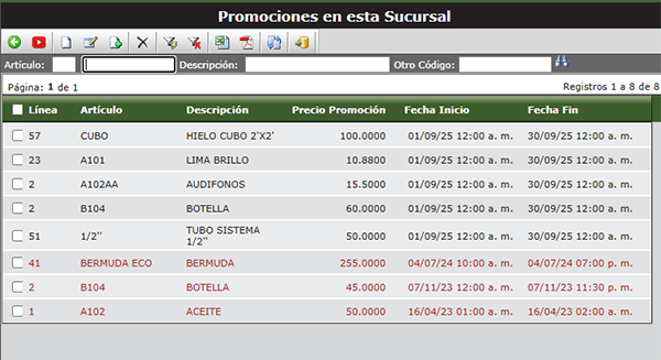 Configura hasta 8 precios de venta, promociones, descuentos, precios por volumen