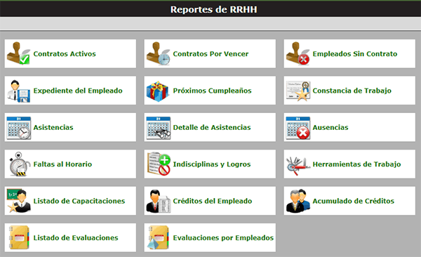 Consulta los reportes de recursos humanos